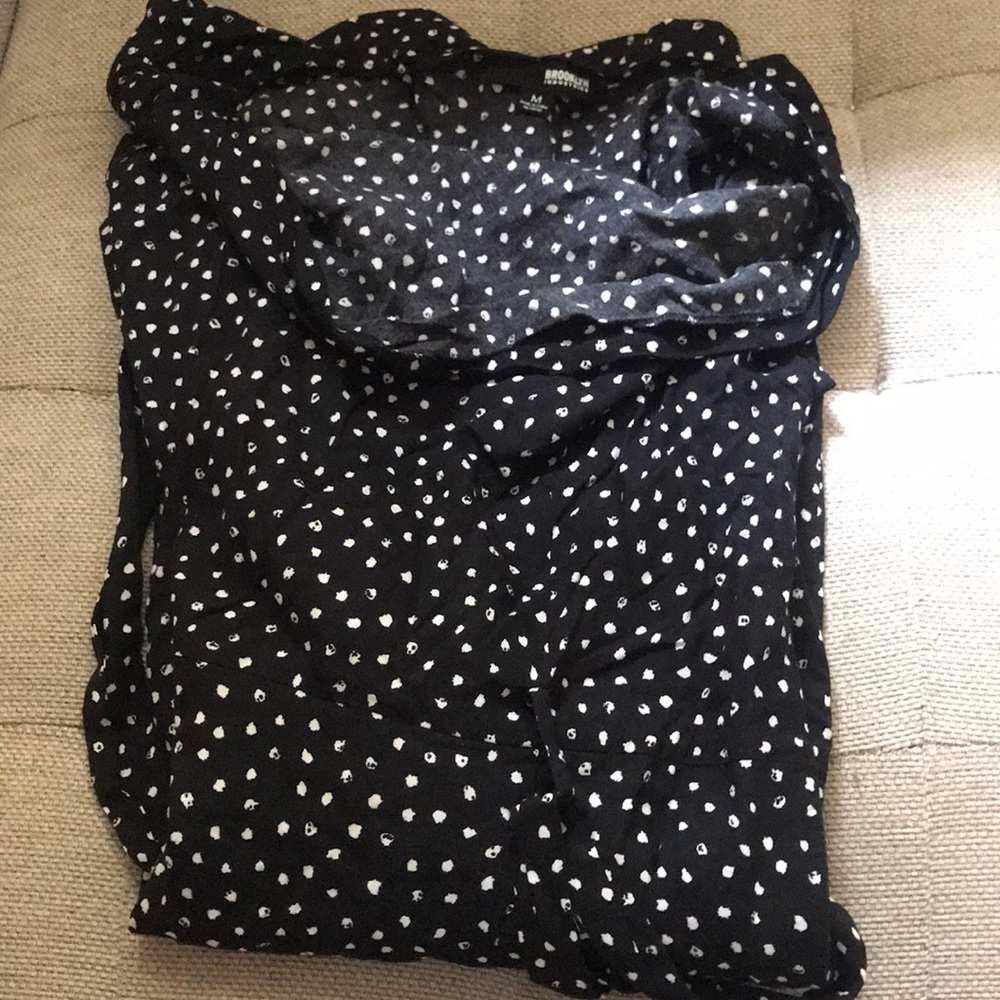 NWOT Brooklyn Industries polka dot belted dress